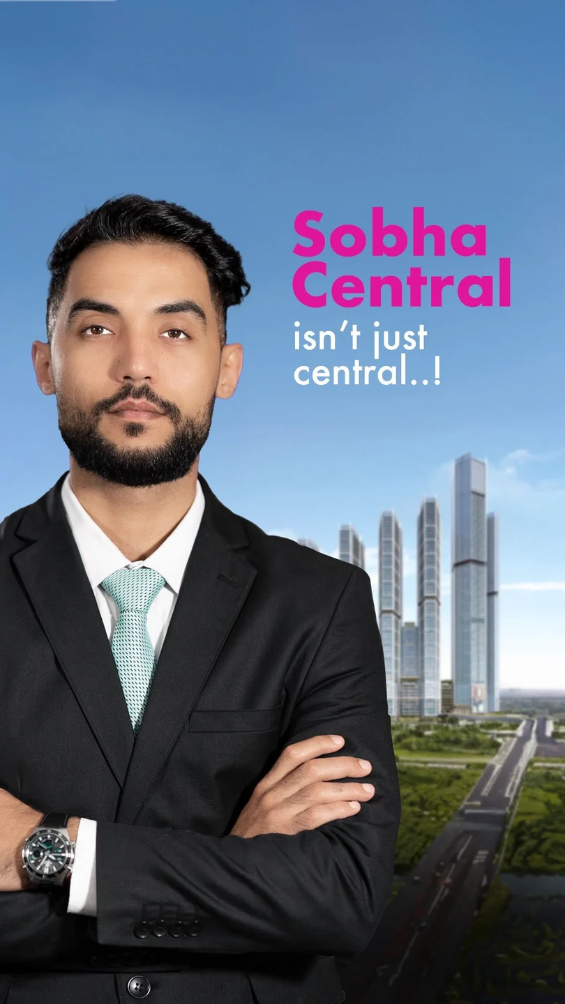 Sobha Central, on camera — portfolio preview