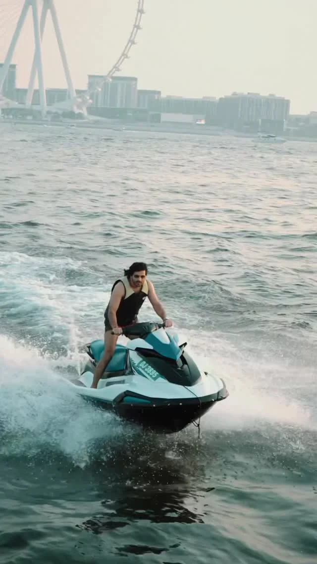 Dubai lifestyle reel on the water
